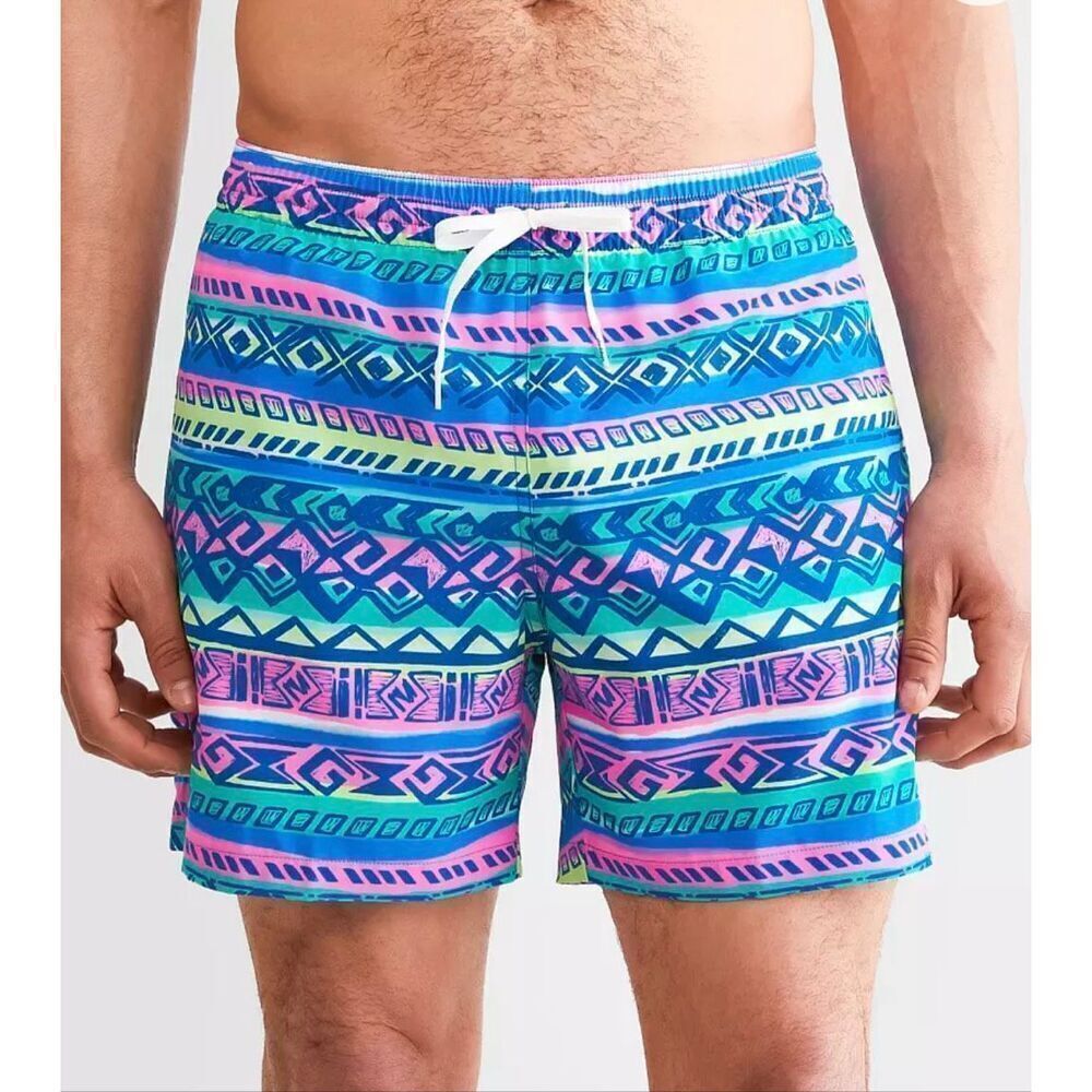 NWOT CHUBBIES The Retronators Stretch Swim Trunks, Small $70 G49